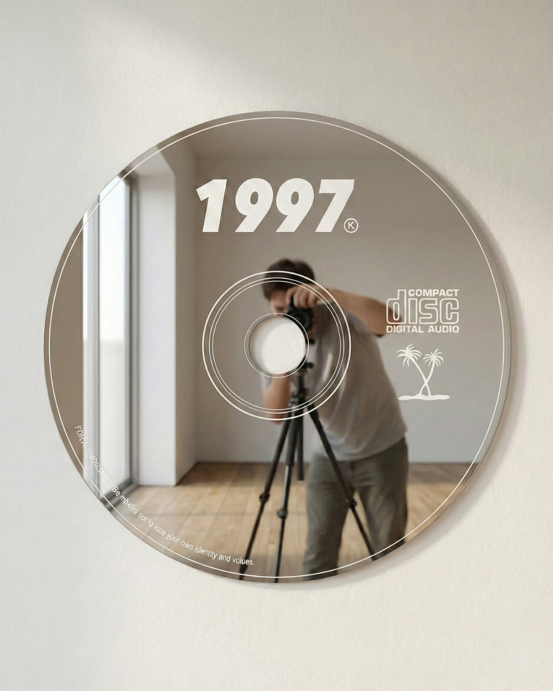 Fylena | CD Formlu Dekoratif Duvar Aynası