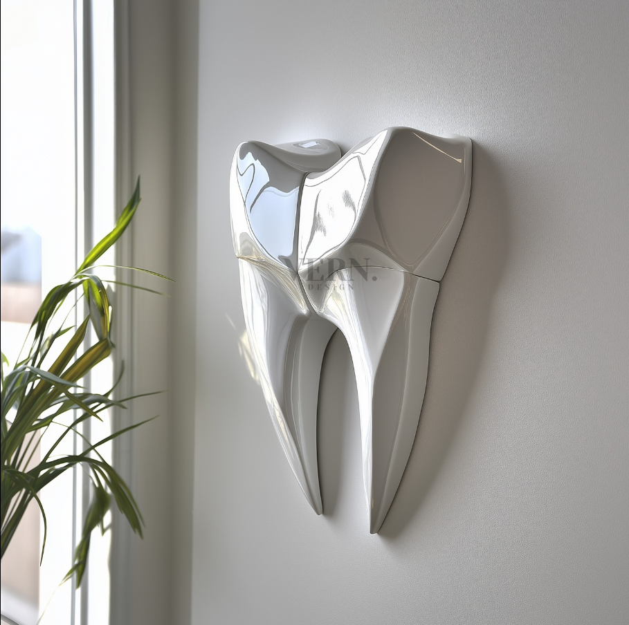 Varexi | Diş Klinikleri İçin Üç Boyutlu Duvar Sanatı (100x80 cm)