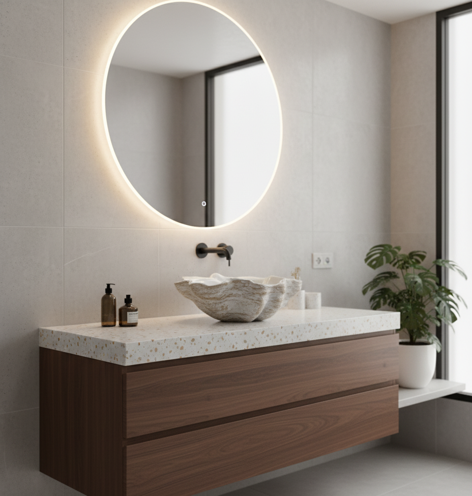 Pevana | Mimari İstiridye Formlu Çanak Lavabo
